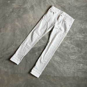 Uniqlo White Selvedge Skinny Fit Jeans (Men, 32x34)